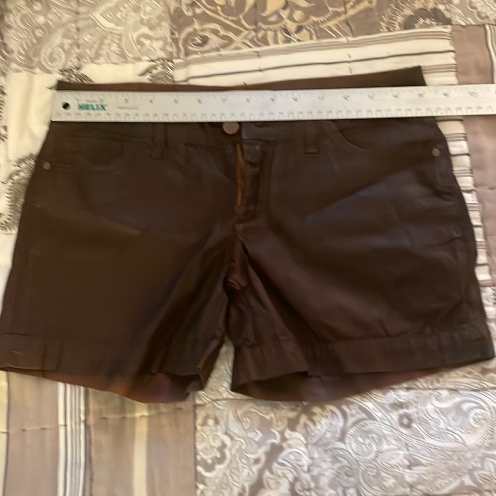 Holding horses canvas coated shorts size 25